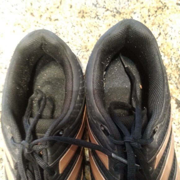 RARE COLORWAY AND MODEL ADIDAS BOUNCE BLACK/GOLD SHOES MEN\'S SIZE US 13 main image 11
